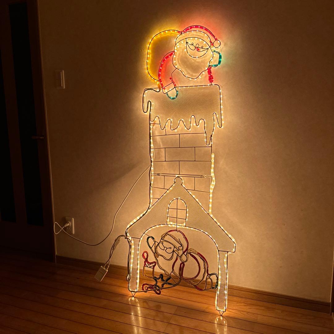 ★イルミネーション★ チューブライト　エントツサンタ