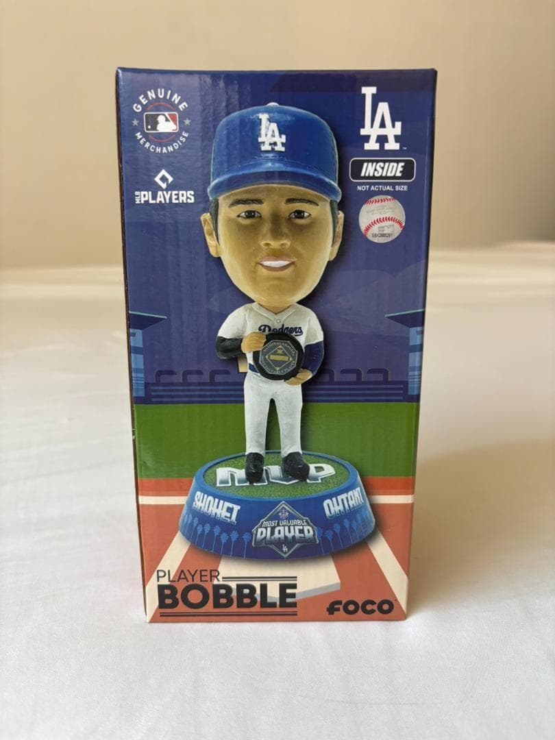 【5000体限定】大谷翔平 MVP記念 ドジャース バブルヘッド 記念盾 4.5