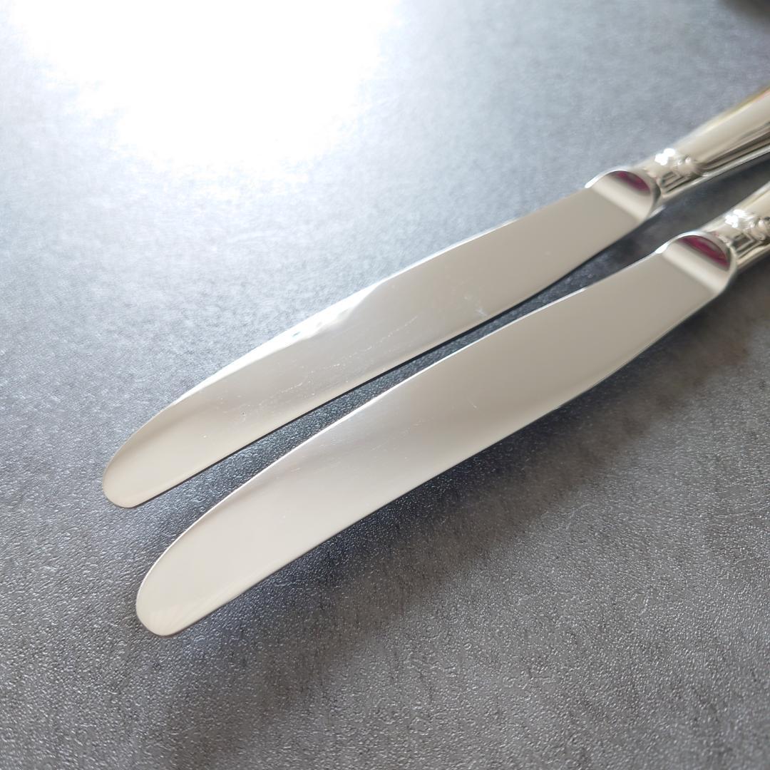 希少 美品 クリストフル ポンパドール テーブルナイフ 2点