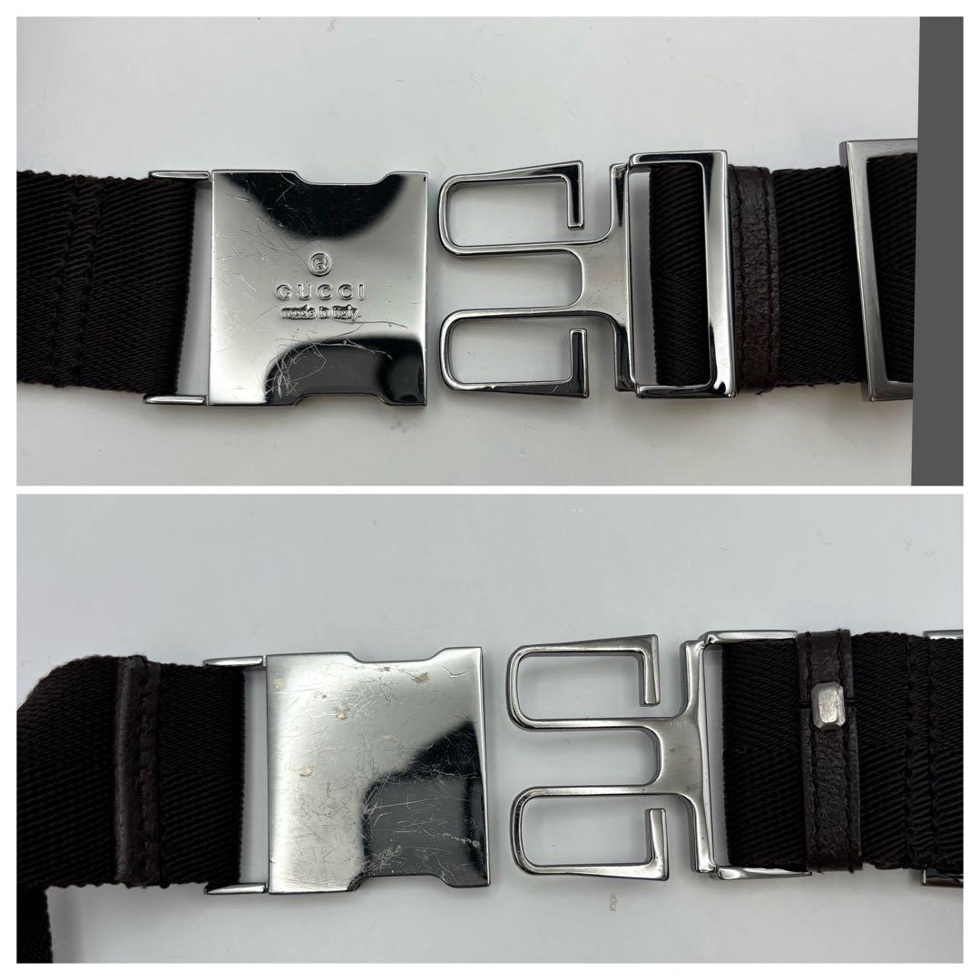 GUCCI グッチ GGキャンバス ボディバッグ ウエストポーチ 92543