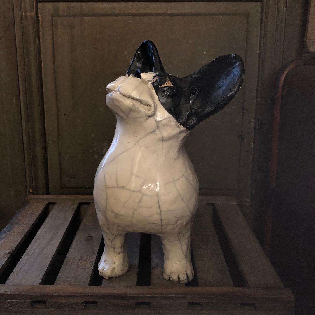 【SALE】フレンチブルドッグ　ボストンテリア 置物 （フランス）