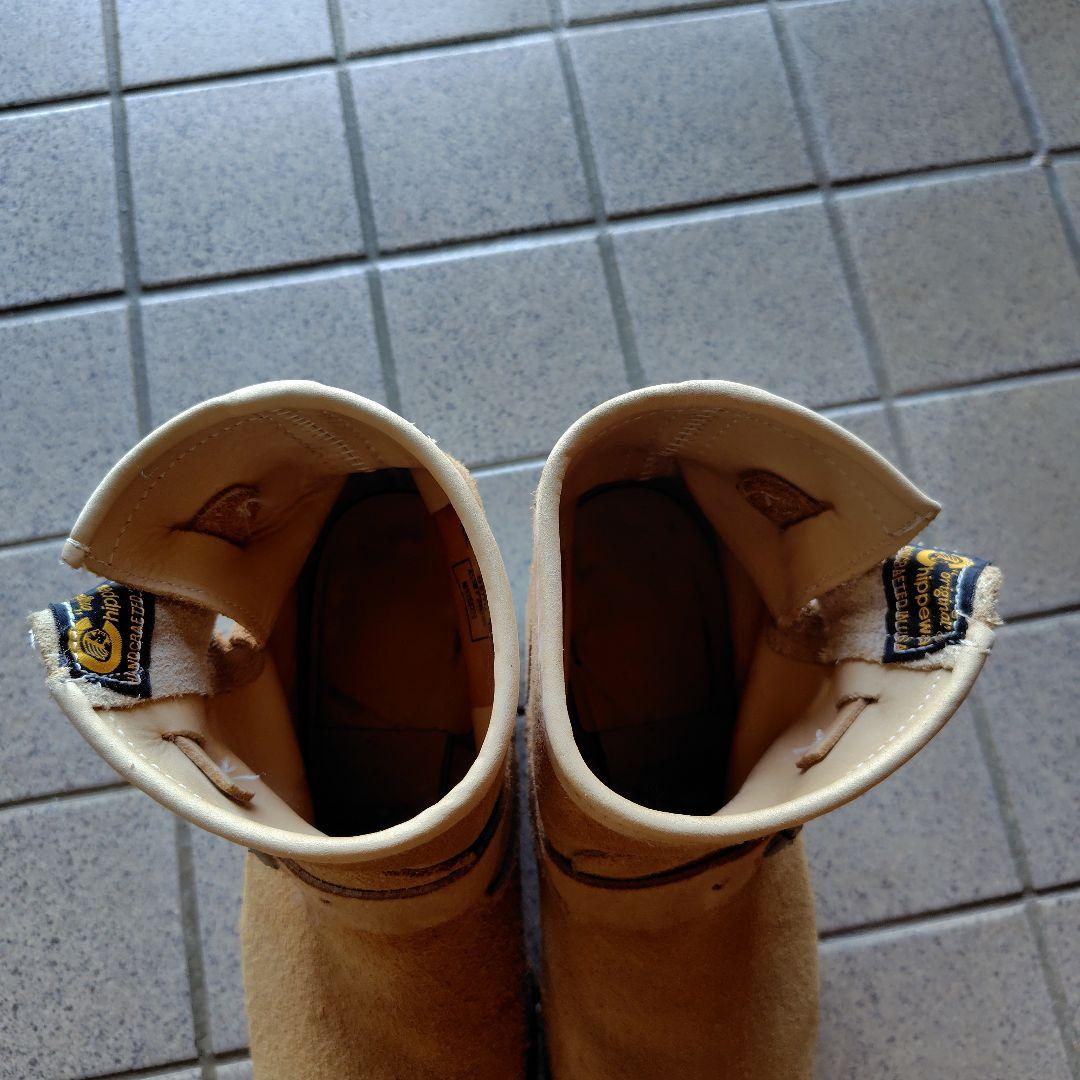 Chippewa 9170 エンジニアブーツ 10E ベージュ