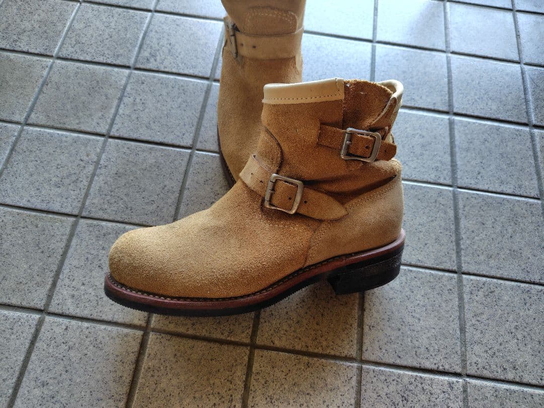 Chippewa 9170 エンジニアブーツ 10E ベージュ