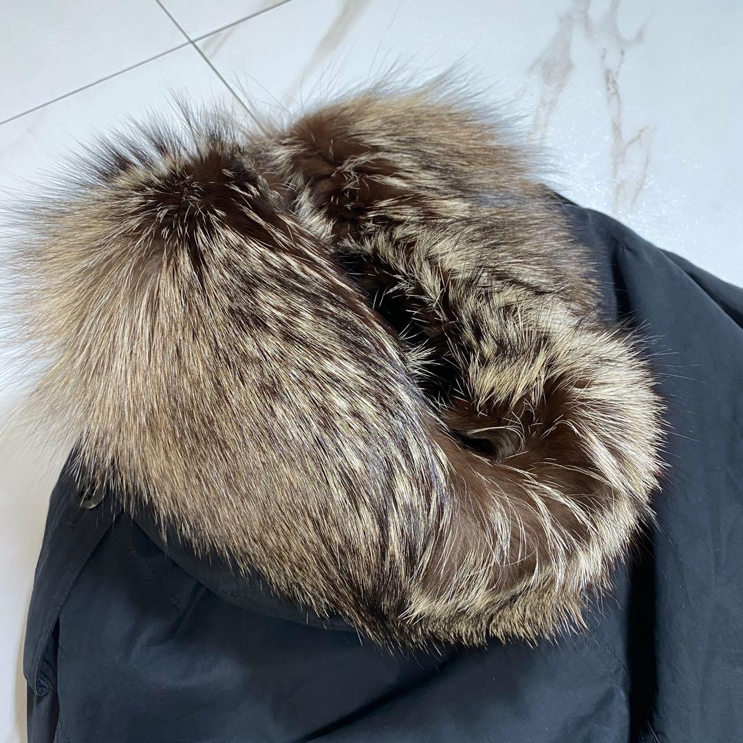 希少♡ジョンローレンスサリバン ラクーンファー ボアライナー モッズコート