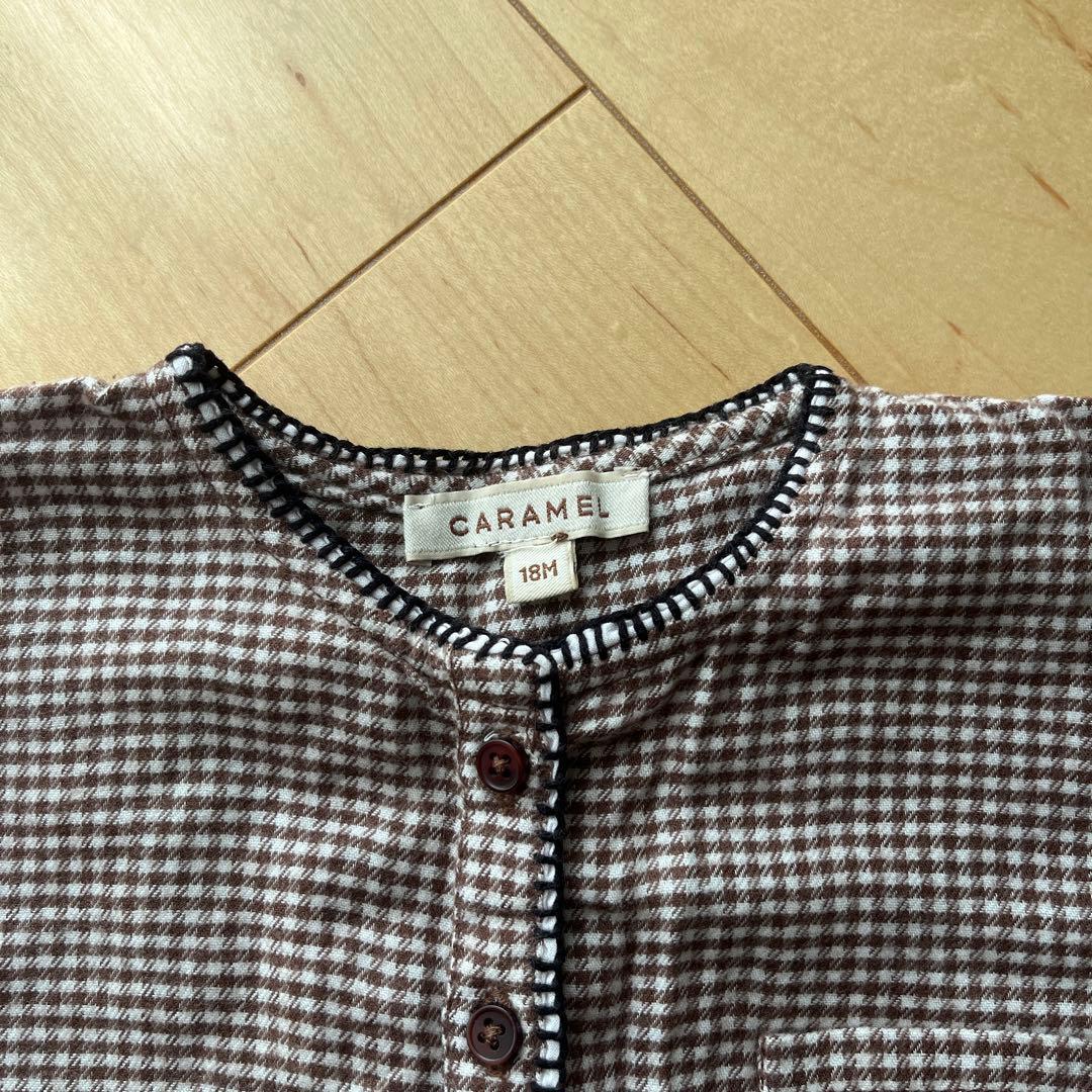 caramel ロンパース　18m