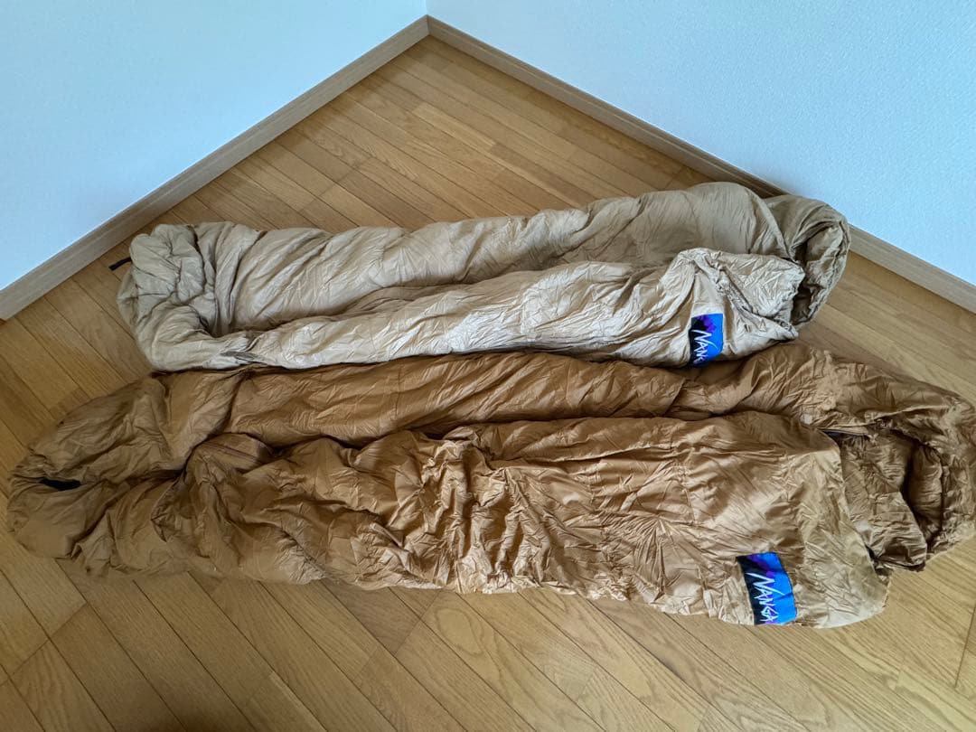 【2セット】NANGA別注シュラフ610＋エアマット｜秋冬キャンプ－6℃対応