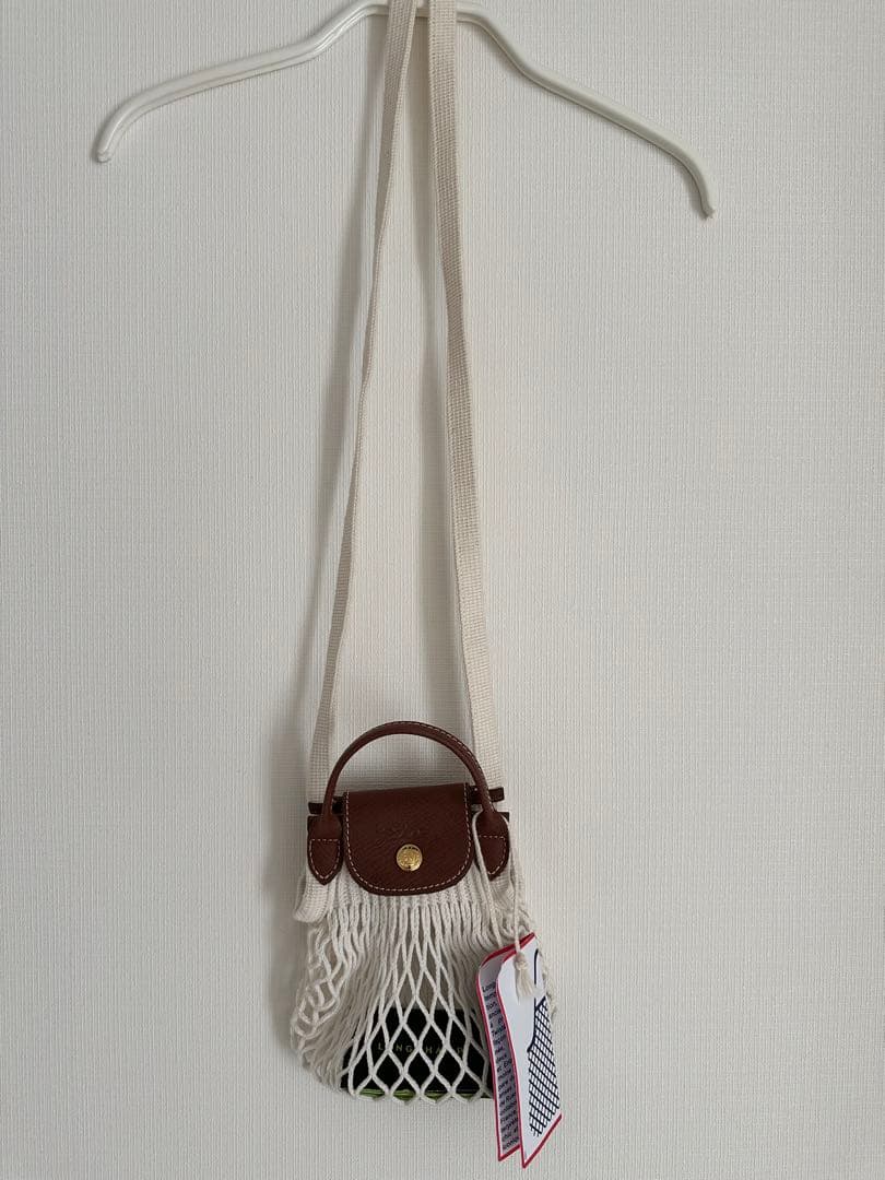 LONGCHAMP ネットバッグ エクリュ