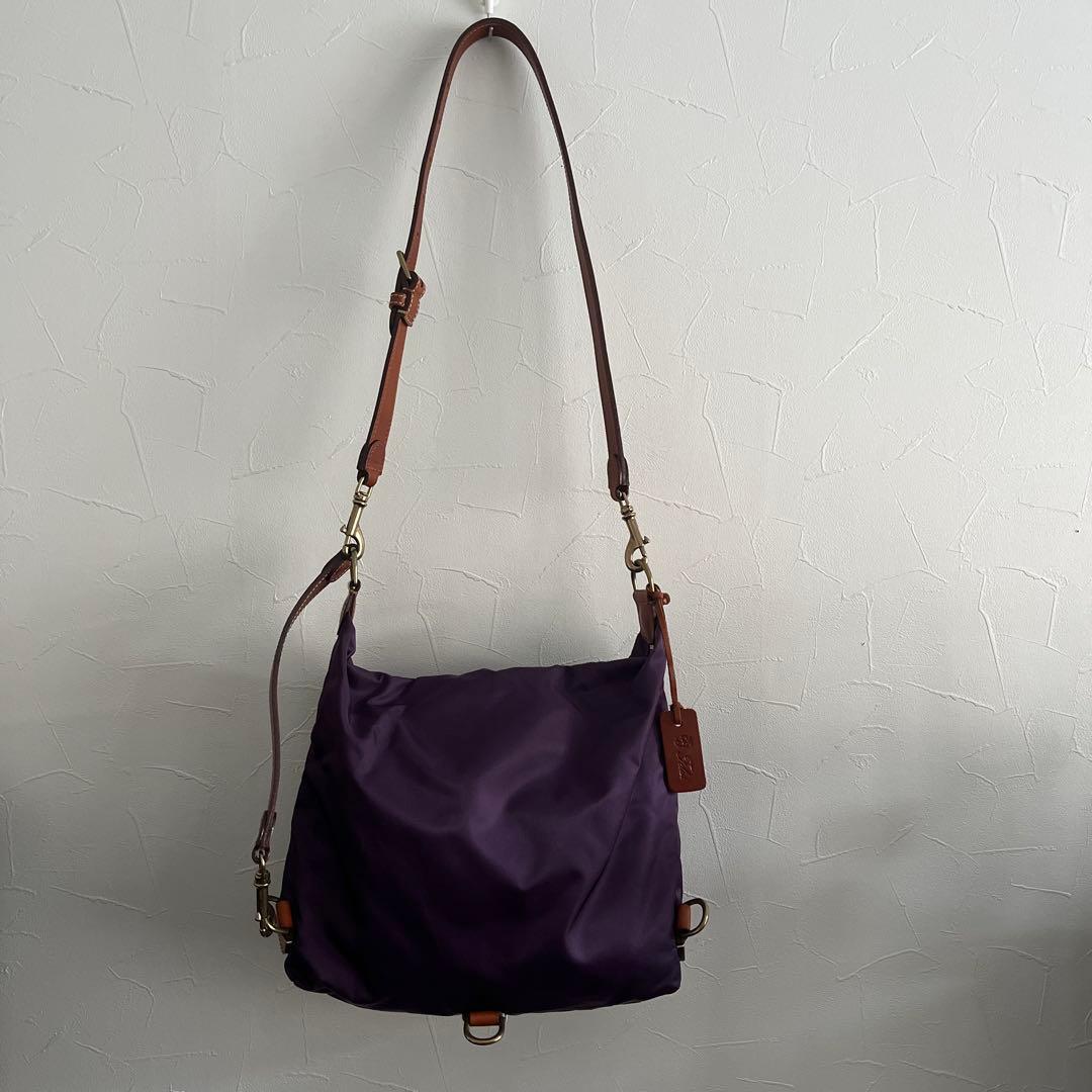 フェリージ　17-55　バンドバッグ　ショルダーバッグ　リュックサック　紫