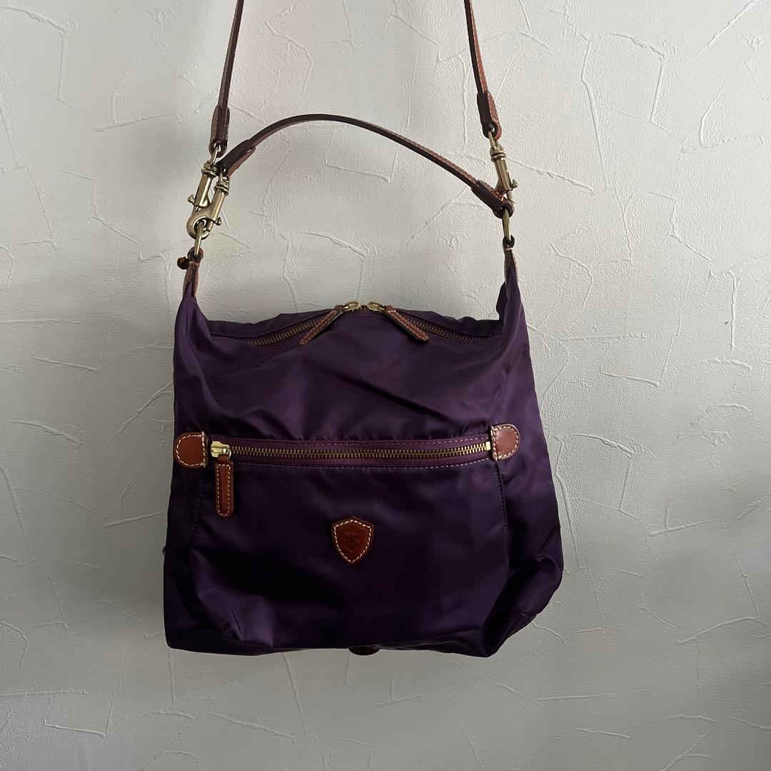 フェリージ　17-55　バンドバッグ　ショルダーバッグ　リュックサック　紫
