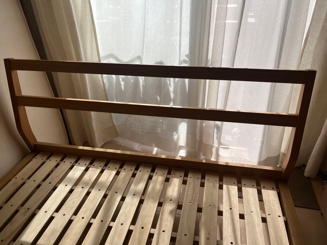 Y.E様用　無印良品 タモ材 ダブルベッド　直接引取