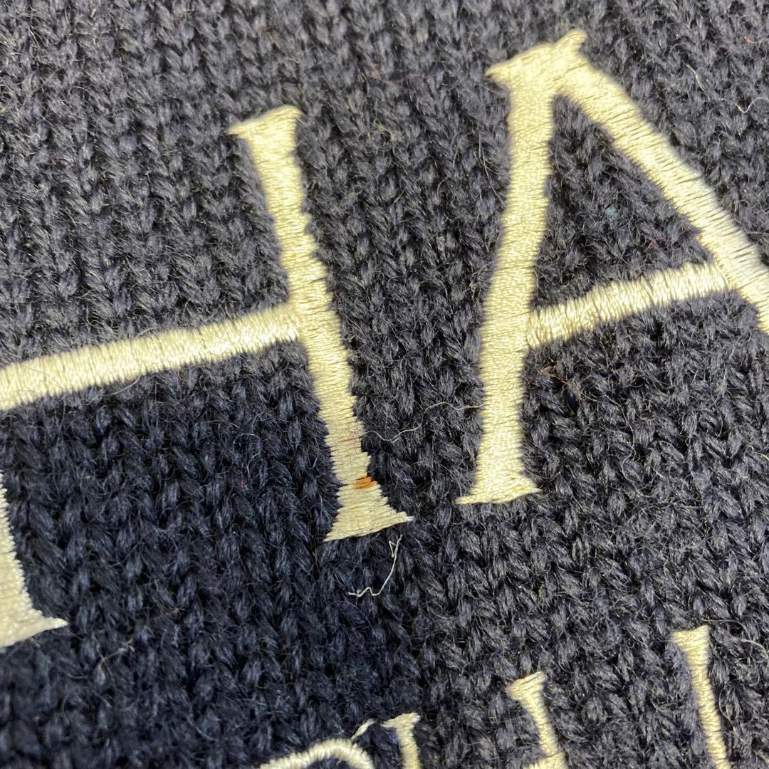 CHAPS RALPH LAUREN ニットセーター 90s ネイビー 星条旗