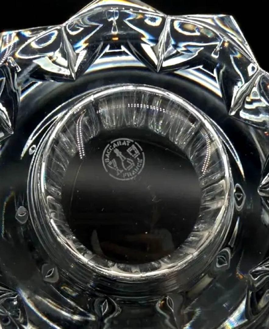 バカラ　花瓶　フラワーベース　ポリニャック　ブリジット　特大サイズ