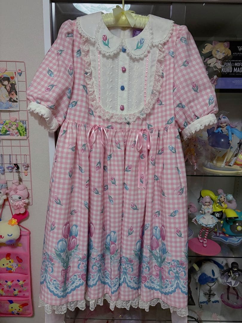 Tulip Bouquetワンピース　ピンク　Angelic Pretty