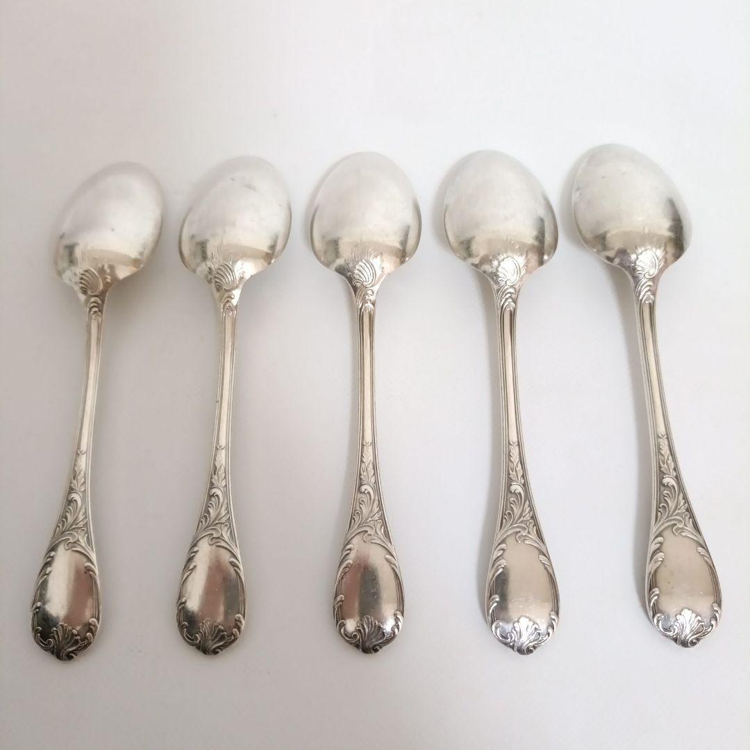 クリストフル CHRISTOFLE ティースプーン 5本 マルリー Marly