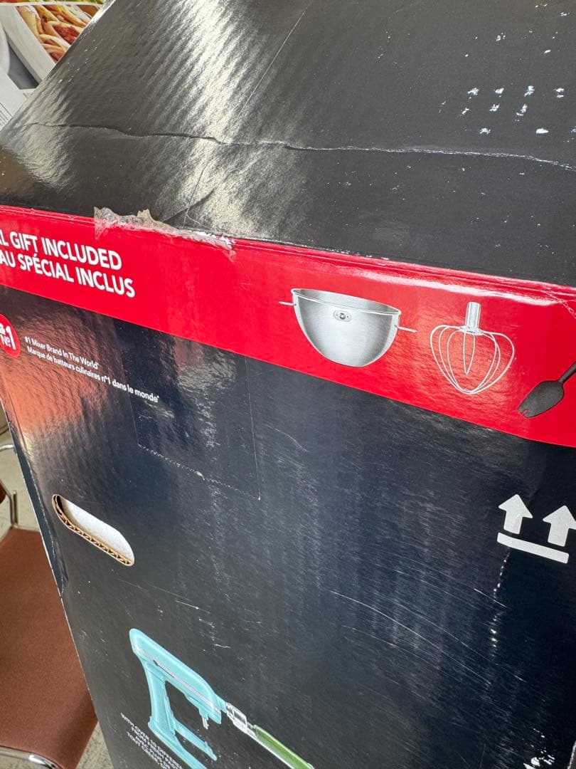 KitchenAid 5.5クォート　3クォート付　ブルーKSM55SJSXMI