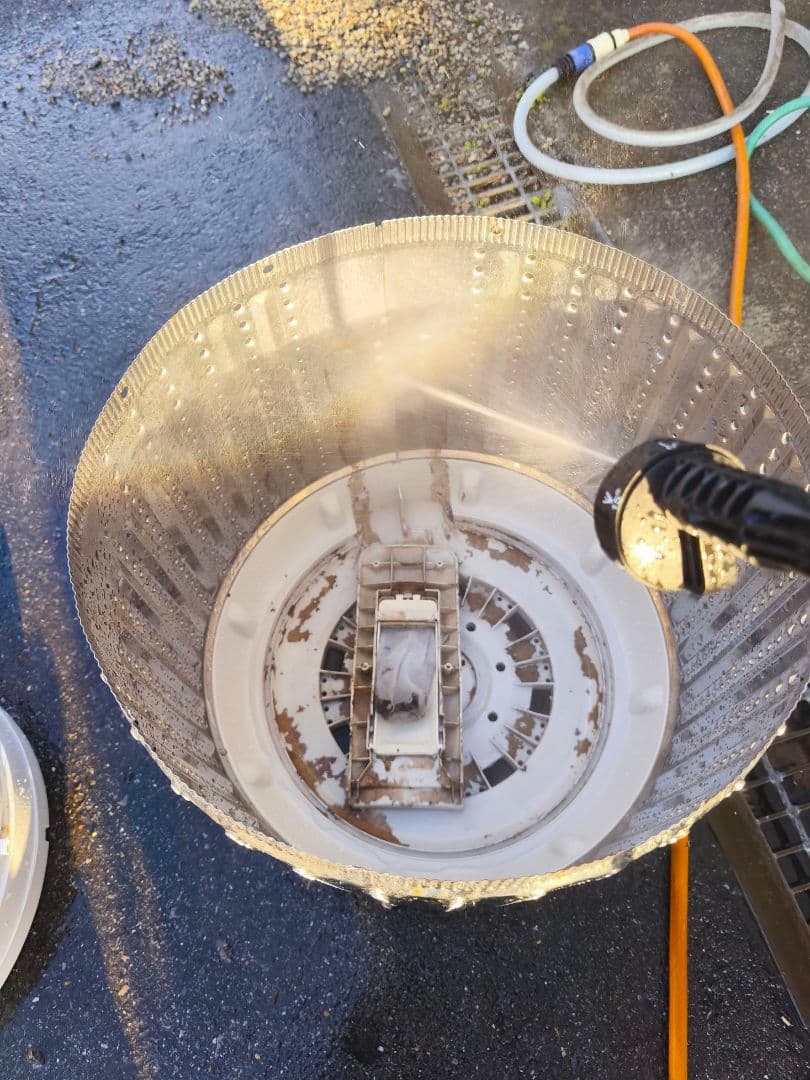 関東限 条件で無料配 ピンク洗濯機 18年 ピンク 洗濯機 分解清掃済 家電