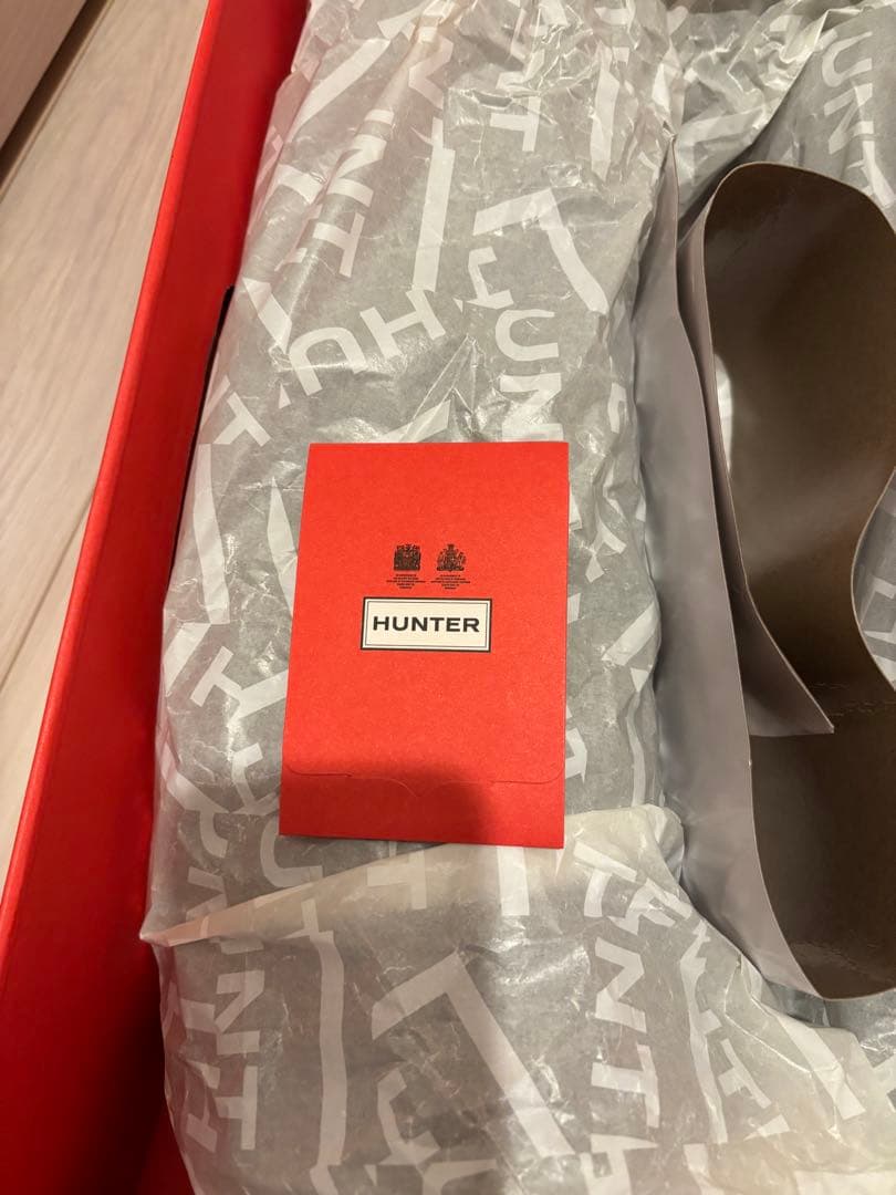 靴 HUNTER REFINED GLOSS QUILT