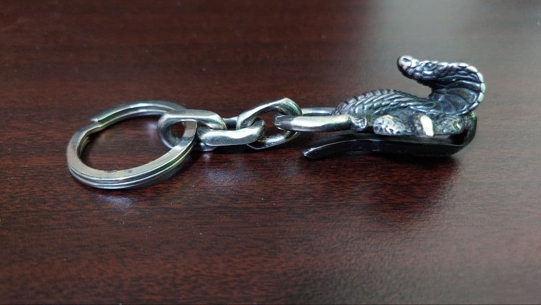 【最終値下】SKKIN スキン　コブラクロスベルトフックキーホルダーチェーン