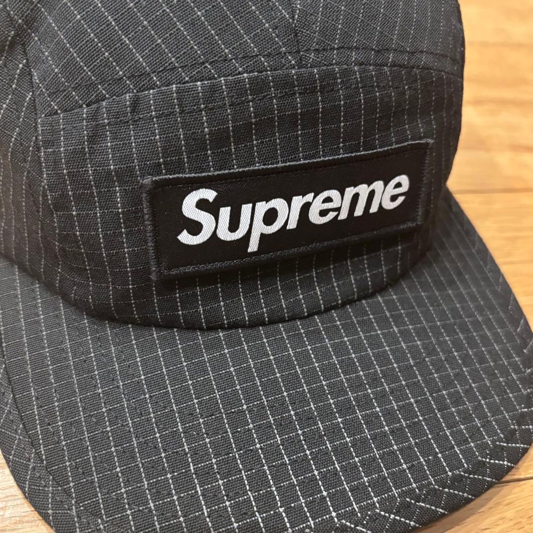 帽子 Supreme 24SS Reflective Ripstop Camp Cap