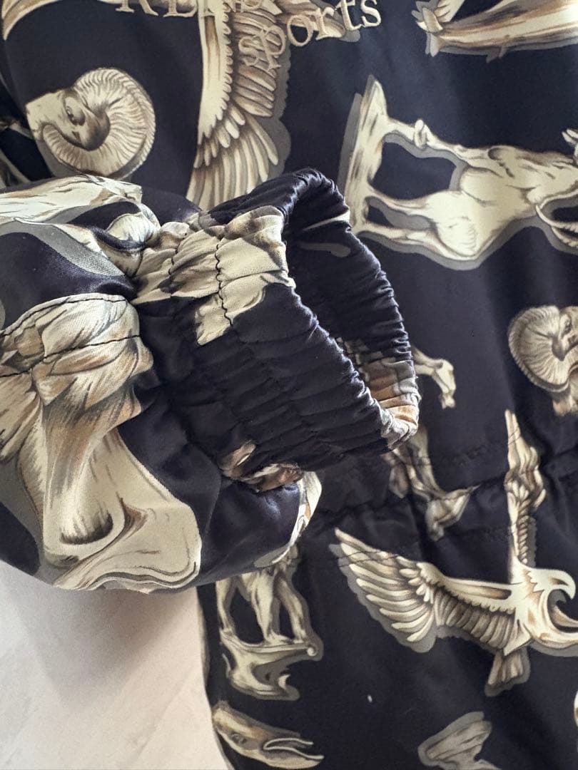 ケンショウアベ ムートンファー 中綿コート スキーウェア 山羊