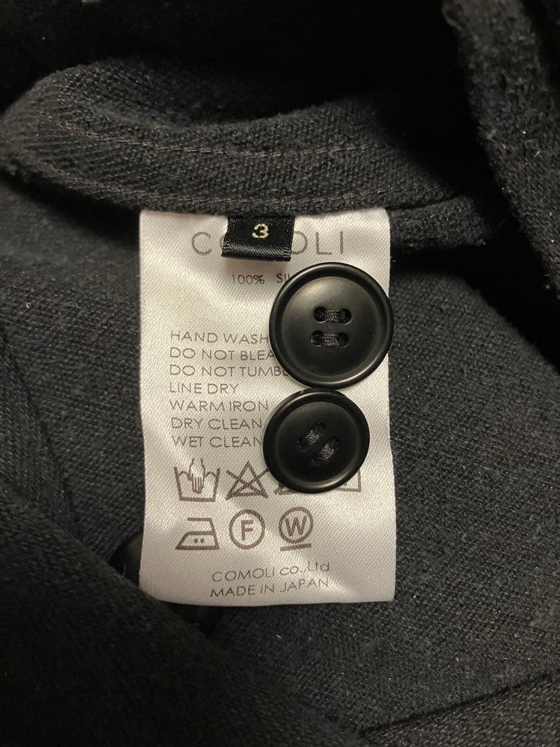 COMOLI シルクネップ　オールインワン　サイズ3