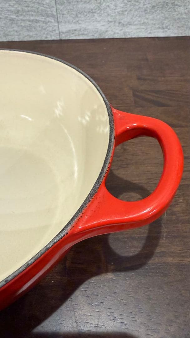 ルクルーゼ　マルミット　18cm チェリーレッド　両手鍋　鍋