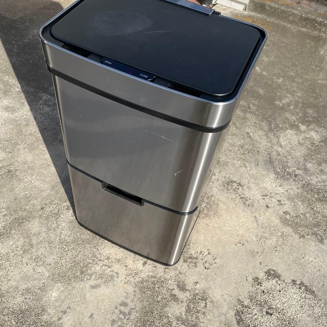 bcl センサーダストボックス　62L ステンレススチール ごみ箱 フタ付き