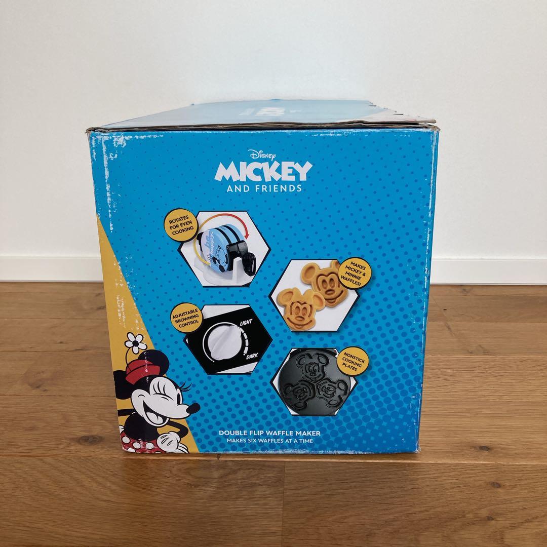 【超希少!!・未使用品!!】ミッキー ミニー ダブル フリップ ワッフルメーカー