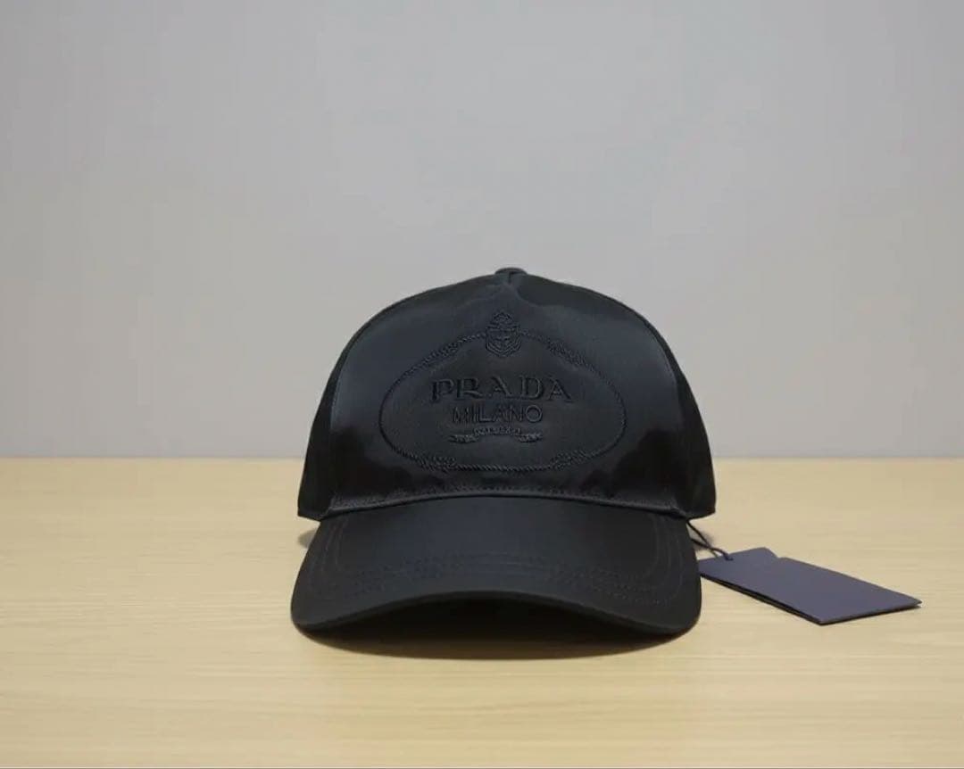 PRADA プラダ Re Nylon ナイロン キャップ ブラック M 58cm