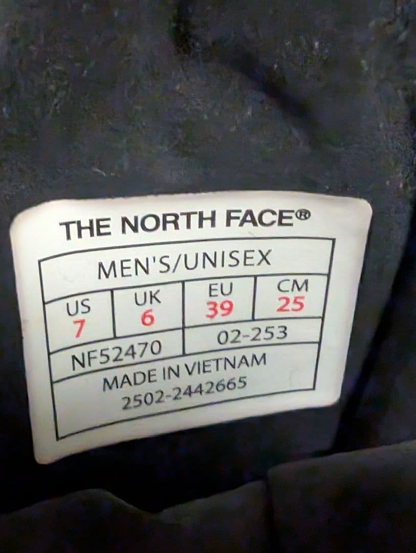 【美品】THE NORTH FACE ブーツ 黒 NF52470 25cm