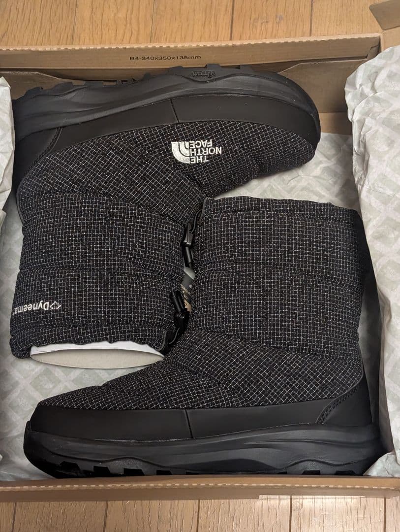 【美品】THE NORTH FACE ブーツ 黒 NF52470 25cm