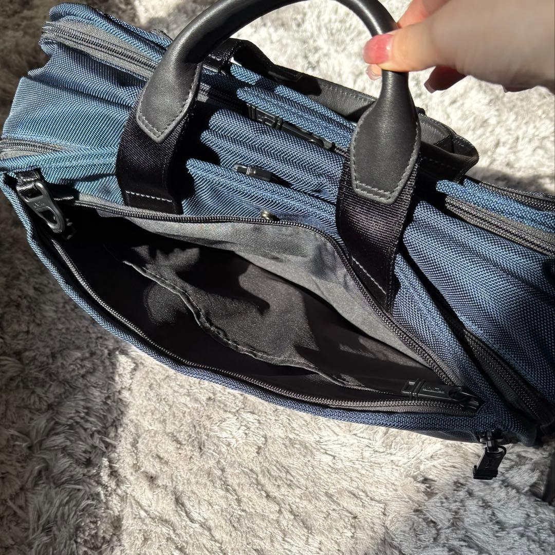 【美品】TUMI ビジネスバッグ ネイビー