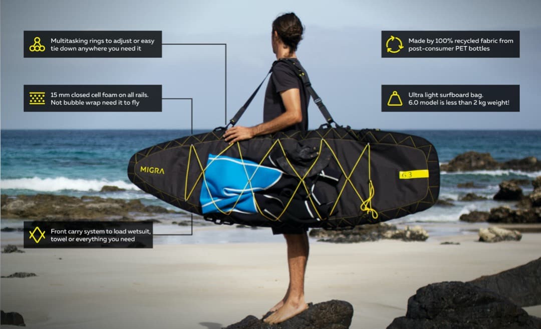 MIGRA 6.7 surfboard bag ミグラ サーフボード バッグ