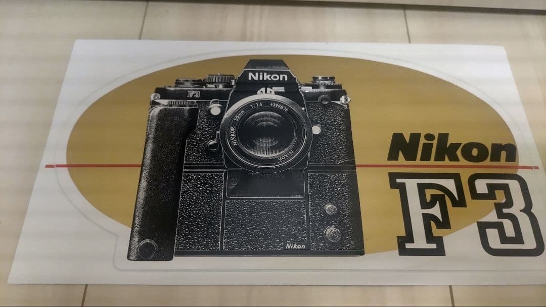 正規品　Nikon F3 ステッカーセット　シール