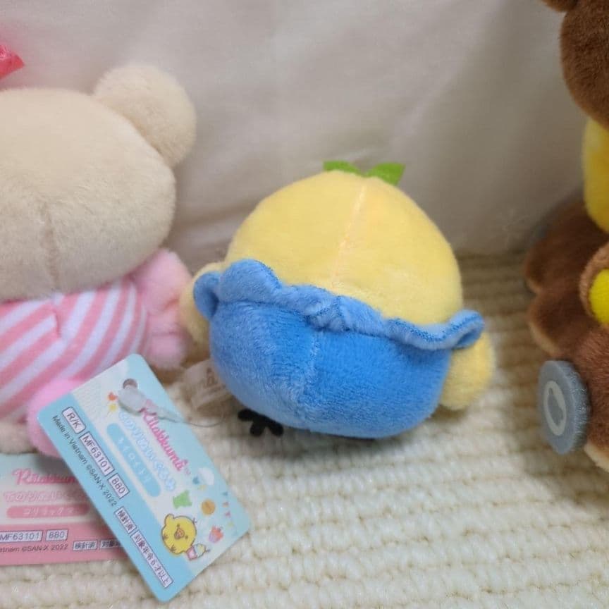 リラックマ　コリラックマ　てのりぬいぐるみ　ジュエルケース　ピンク２つ