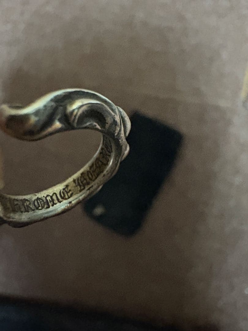 Chrom hearts スクロールフープピアス