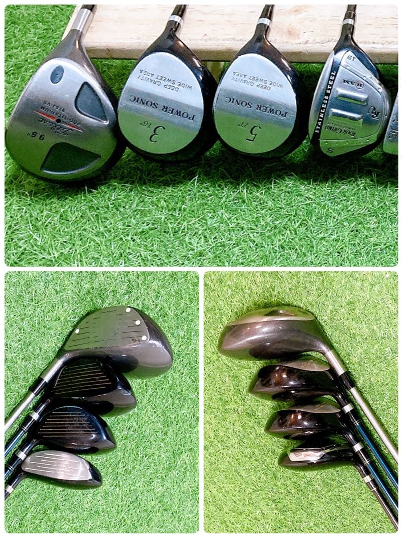 M11 タイトリスト　初心者オススメ　ゴルフクラブ　メンズセット　右利き　15本