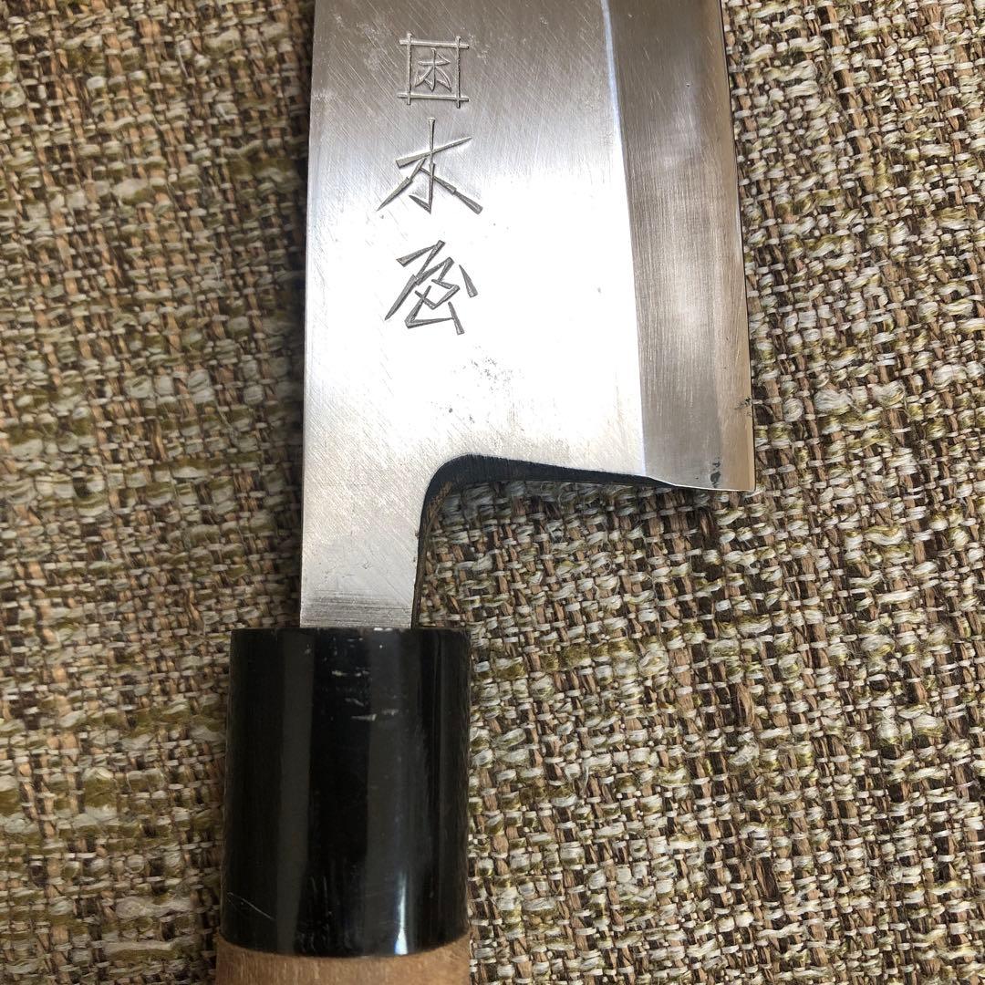 出刃庖丁　木屋特選イズツキ水牛柄15センチ