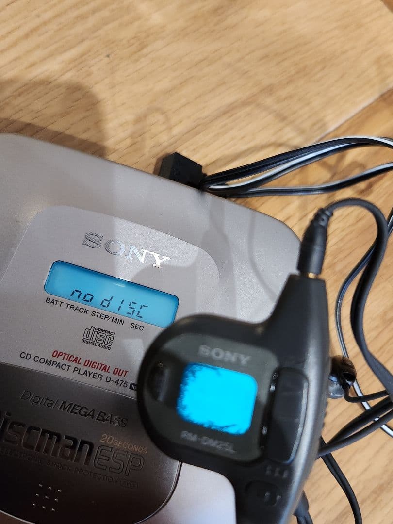 SONY　ディスクマン　ESP D-475　ポータブルCDプレーヤー　動作確認済