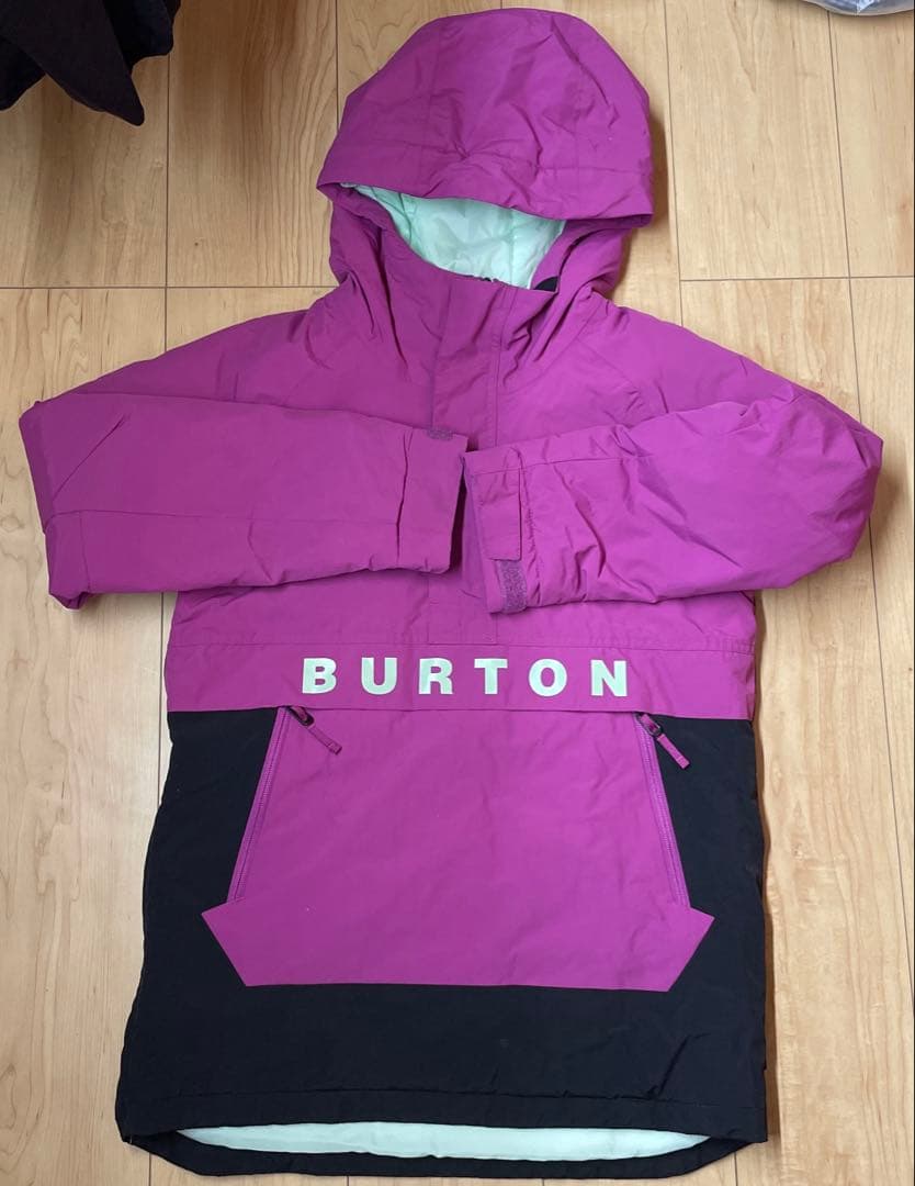 BURTON パープル スノーボードウェアセット Lサイズ