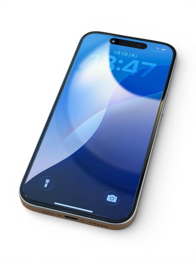 【極美品】iPhone 15 256GB ブルー