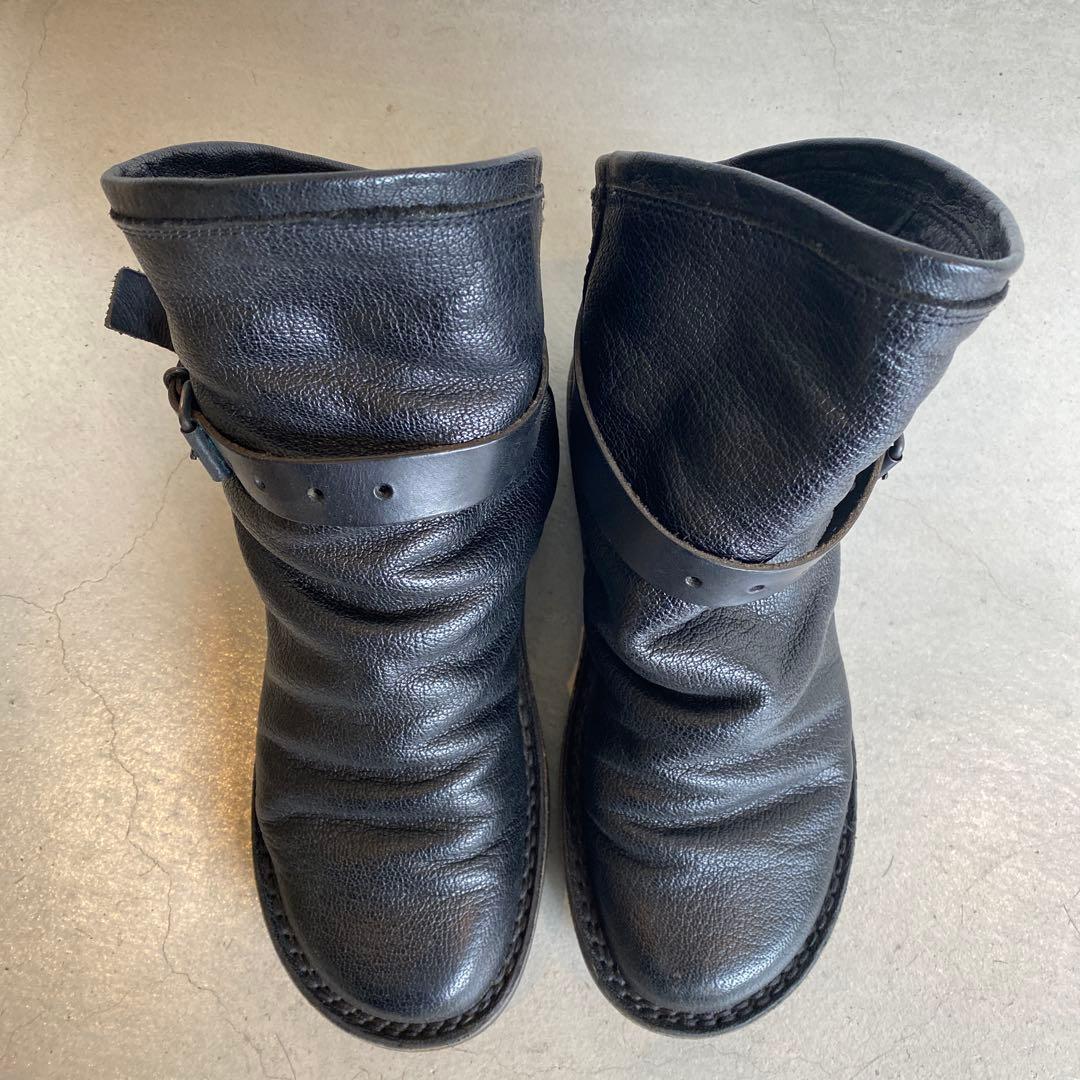 trippen ボム 36 ブラック　レザーブーツ ベルト付き