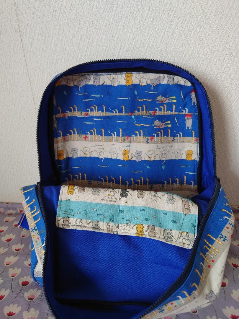 【チャッピー】 猫柄　トートバック＆リュックset