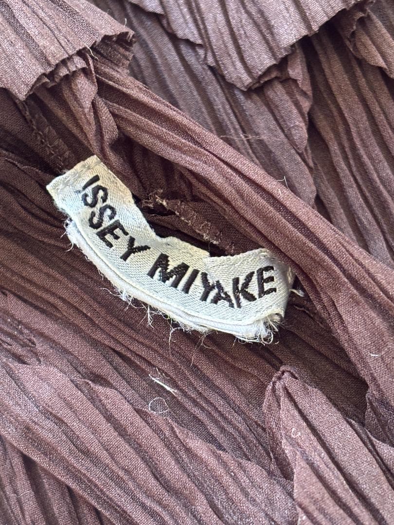 ISSEY MIYAKE 変形 立体プリーツ プリーツブラック M