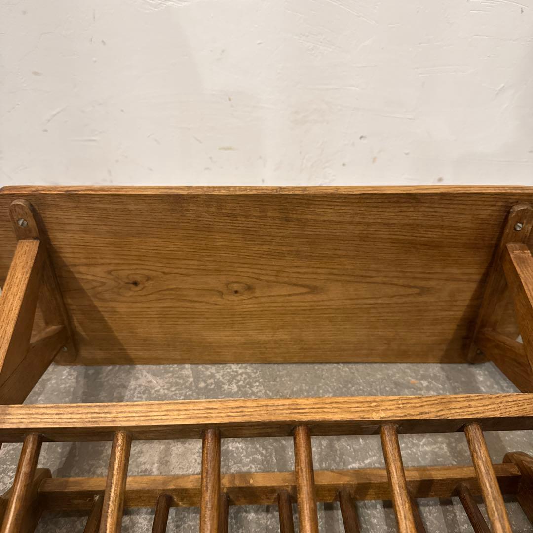 ヴィンテージ　サイドテーブル　ブックスタンド　マガジンラック