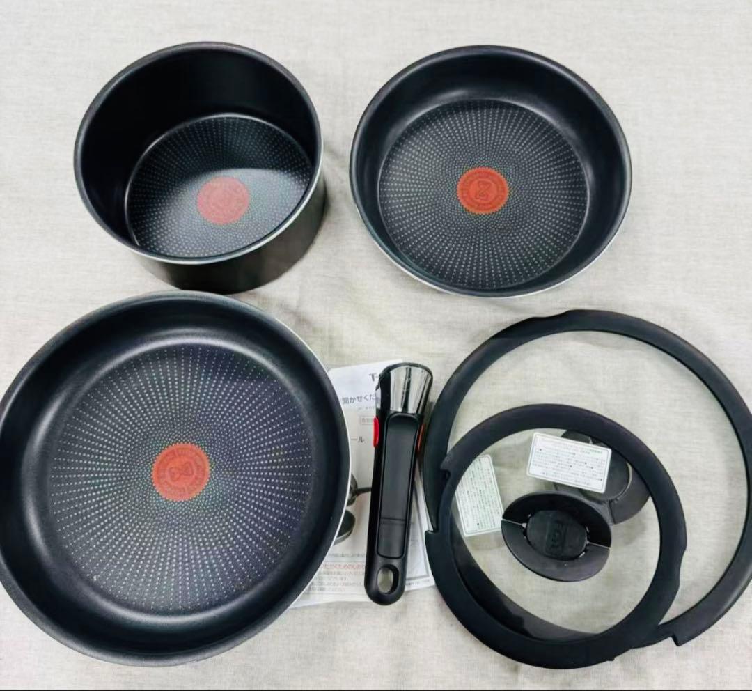 ティファール 取っ手のとれる フライパンセット 6点セット