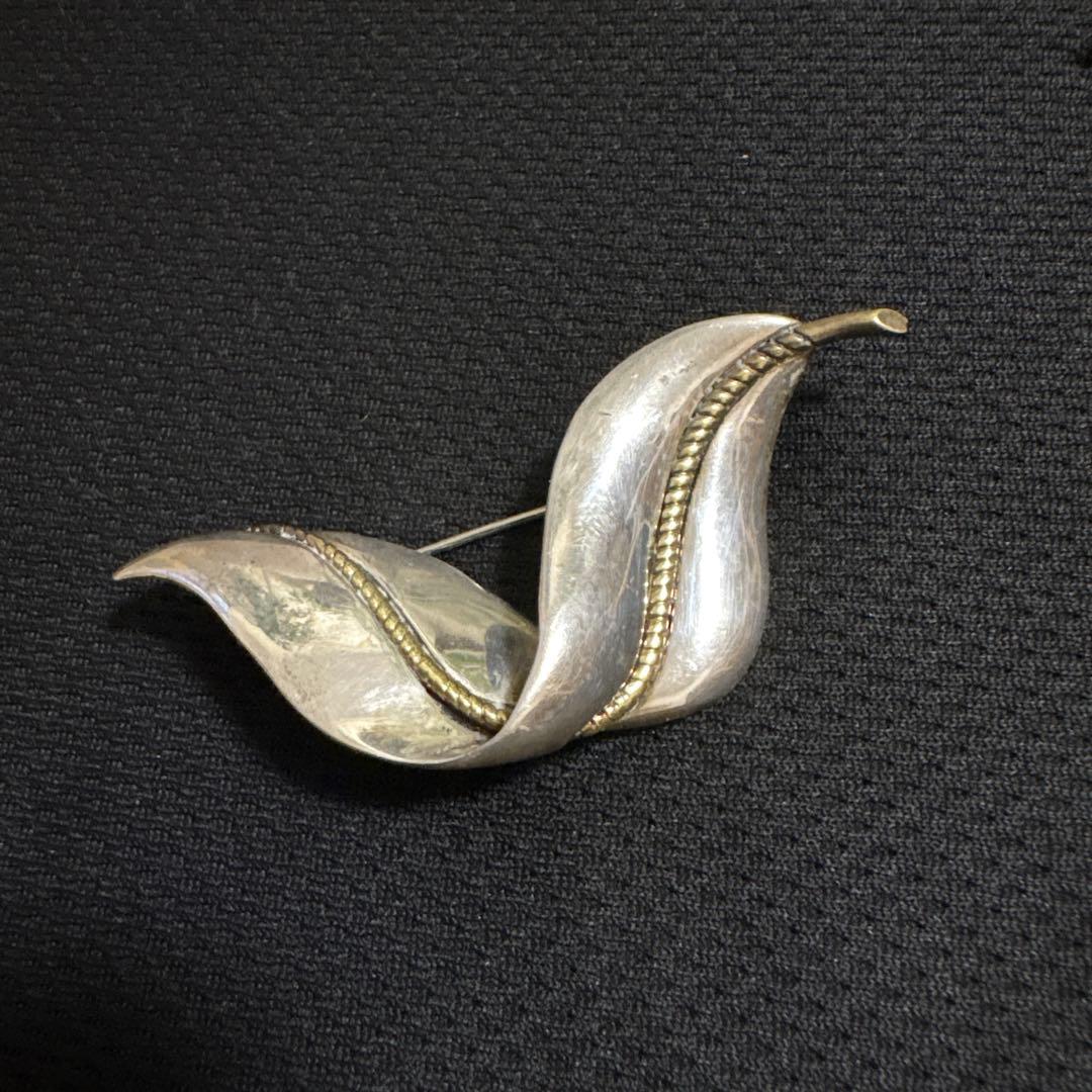 K18 含む ティファニーブローチ シルバー925 12.3g