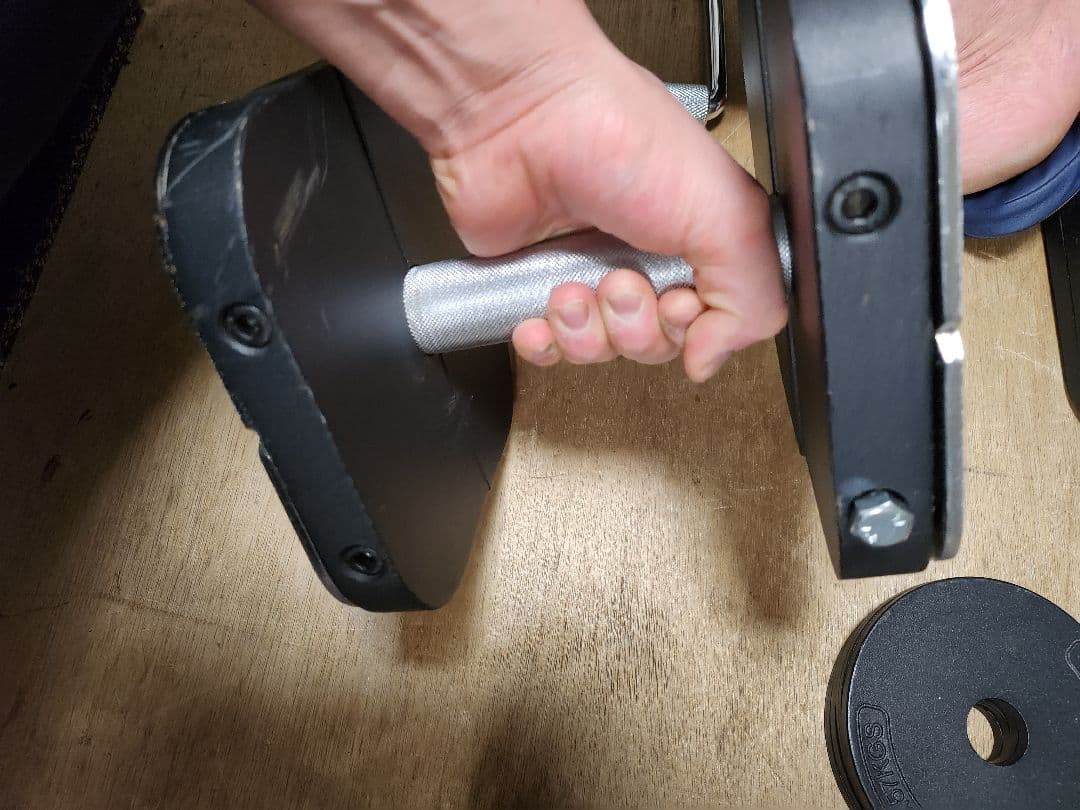 クイックロックダンベル　ヘビーハンドルプレートキット（7.5ポンド×4枚）