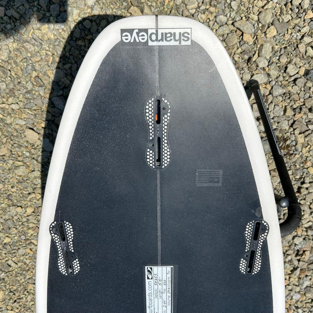 sharp eyeショートボード 5.10 ブラック/ホワイトINFERNO72