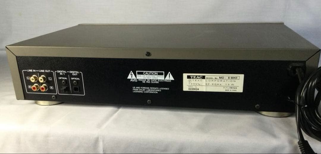 TEAC ティアックMD レコーダー　MD-5 MKⅡ ジャンク